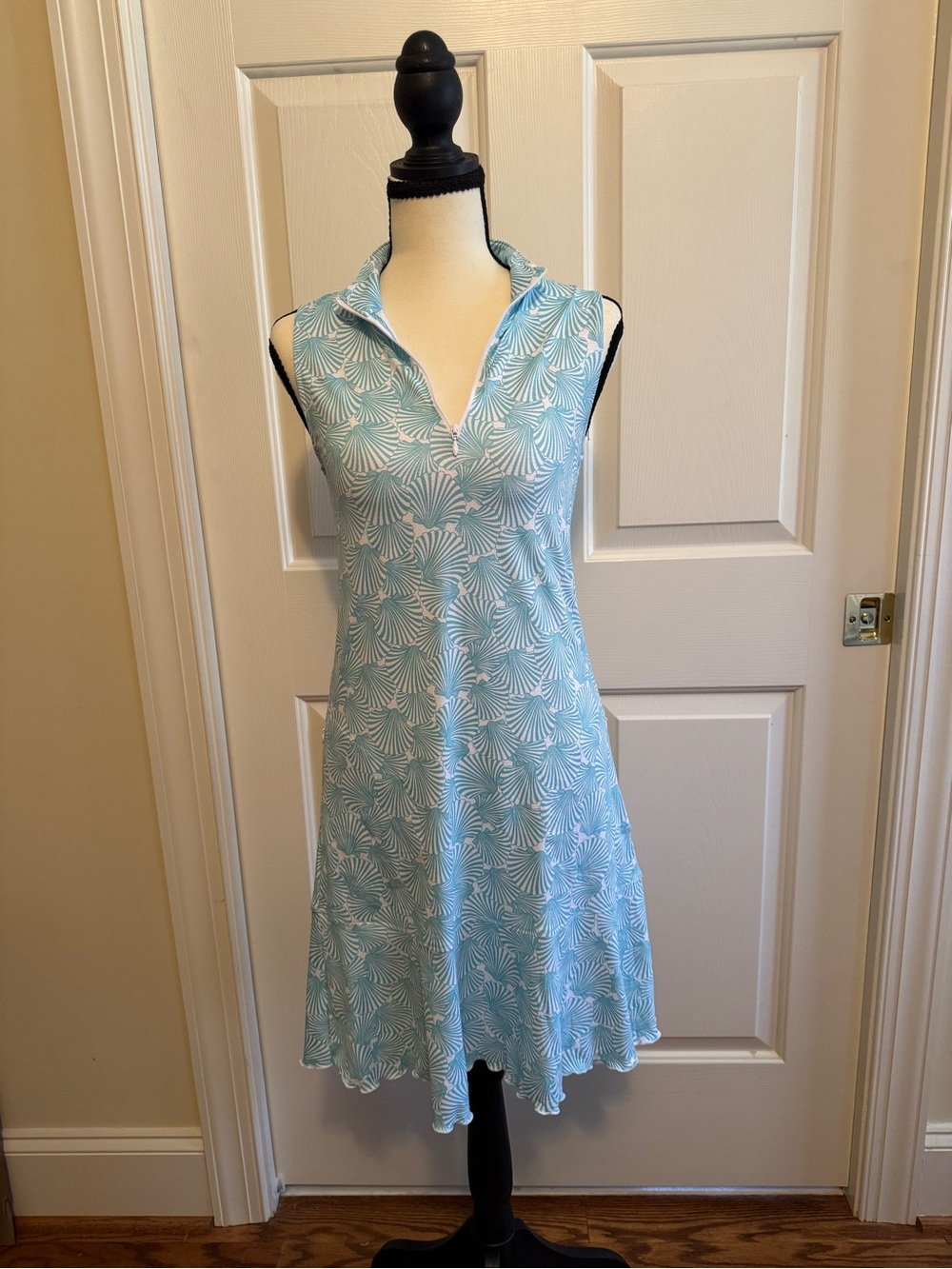 NWOT X by Gottex Sleeveless Aqua Golf Dress size XS Golf, Tennis, Pickleball